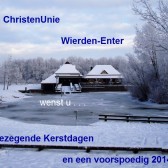20131221 Kerstkaart ChristenUnie Wierden-Enter - 2013