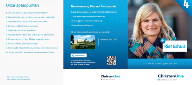 Folder gemeenteraadsverkiezingen 2014